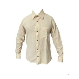 Men’s Handmade Hemp Shirt – Natural, Breathable, and Eco-Friendly