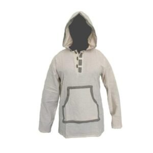 Handmade Himalayan Hemp Hoodie – Natural, Ethical, and Adventure-Ready